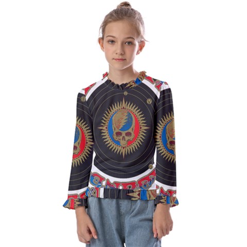 The Grateful Dead Kids  Frill Detail T-shirt by Cowasu