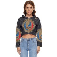 The Grateful Dead Women s Lightweight Cropped Hoodie by Cowasu