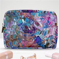 Smudged Make Up Pouch (medium) by kaleidomarblingart