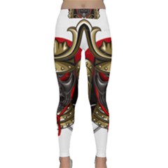 Samurai Katana Warrior Classic Yoga Leggings by Cowasu