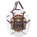 Samurai Katana Warrior Giant Round Zipper Tote View1