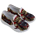 Samurai Katana Warrior Kids Lightweight Slip Ons View3