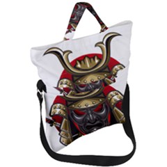 Samurai Katana Warrior Fold Over Handle Tote Bag by Cowasu