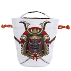 Samurai Katana Warrior Drawstring Bucket Bag by Cowasu