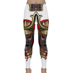 Samurai Katana Warrior Lightweight Velour Classic Yoga Leggings by Cowasu