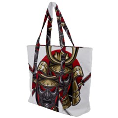 Samurai Katana Warrior Zip Up Canvas Bag by Cowasu