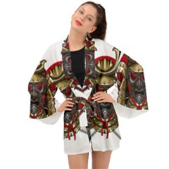 Samurai Katana Warrior Long Sleeve Kimono by Cowasu