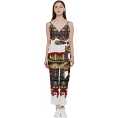 Samurai Katana Warrior V-neck Camisole Jumpsuit by Cowasu