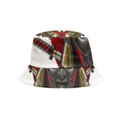 Samurai Katana Warrior Inside Out Bucket Hat (kids)