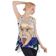 Albert Einstein Physicist Side Drop Tank Tunic by Cowasu