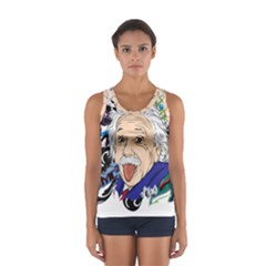 Albert Einstein Physicist Sport Tank Top  by Cowasu