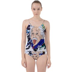 Albert Einstein Physicist Cut Out Top Tankini Set by Cowasu