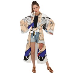 Albert Einstein Physicist Maxi Kimono by Cowasu