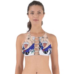 Albert Einstein Physicist Perfectly Cut Out Bikini Top by Cowasu