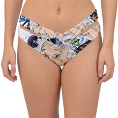 Albert Einstein Physicist Double Strap Halter Bikini Bottoms by Cowasu