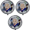 Albert Einstein Physicist Mini Round Pill Box (Pack of 3) View1