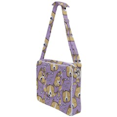 Corgi Pattern Cross Body Office Bag by Cowasu