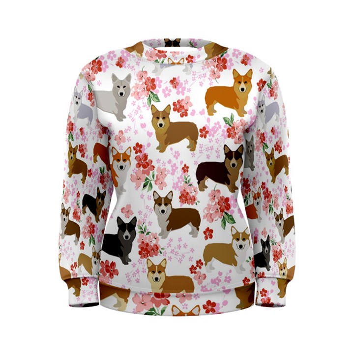 Corgis Corgi Pattern Women s Sweatshirt