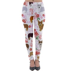 Corgis Corgi Pattern Lightweight Velour Leggings by Cowasu