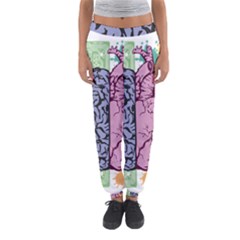 Brain-heart-balance-emotion Women s Jogger Sweatpants by Cowasu