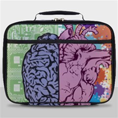 Brain-heart-balance-emotion Full Print Lunch Bag by Cowasu