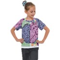 Brain-heart-balance-emotion Kids  Mesh Piece T-Shirt View1