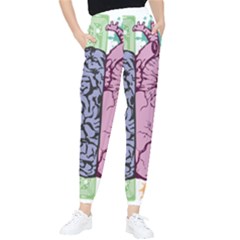 Brain-heart-balance-emotion Women s Tapered Pants by Cowasu