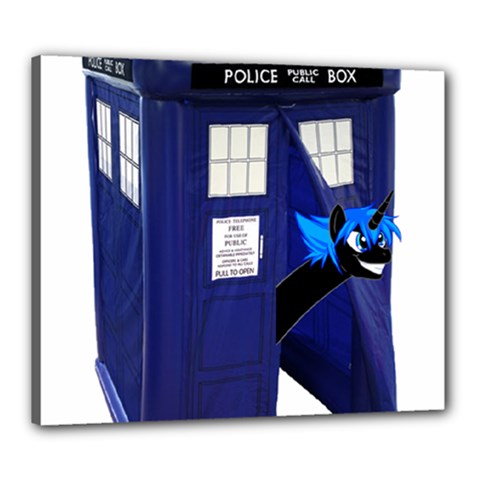 Tardis-doctor-who Canvas 24  X 20  (stretched) by Cowasu