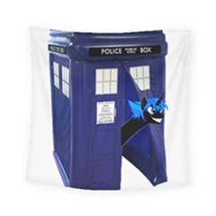 Tardis-doctor-who Square Tapestry (small) by Cowasu