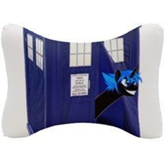 Tardis-doctor-who Seat Head Rest Cushion by Cowasu