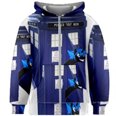 Tardis-doctor-who Kids  Zipper Hoodie Without Drawstring by Cowasu