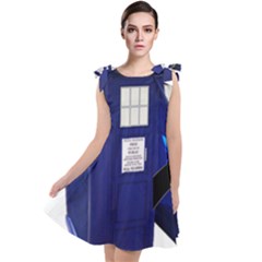 Tardis-doctor-who Tie Up Tunic Dress by Cowasu