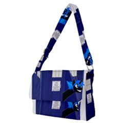 Tardis-doctor-who Full Print Messenger Bag (m) by Cowasu