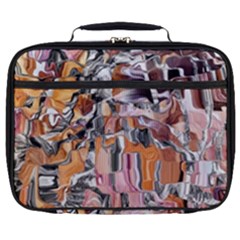 Pour Blend Smudged  Full Print Lunch Bag by kaleidomarblingart