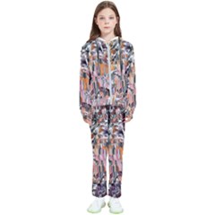 Pour Blend Smudged  Kids  Tracksuit by kaleidomarblingart