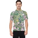 Peafowl Peacock Feather-beautiful Men s Short Sleeve Rash Guard View1