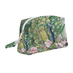 Peafowl Peacock Feather-beautiful Wristlet Pouch Bag (medium) by Cowasu