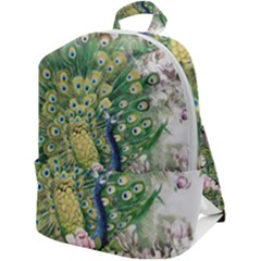 Peafowl Peacock Feather-beautiful Zip Up Backpack