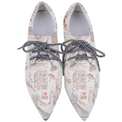 London-paris-drawing-vector-london-comics Pointed Oxford Shoes by Cowasu