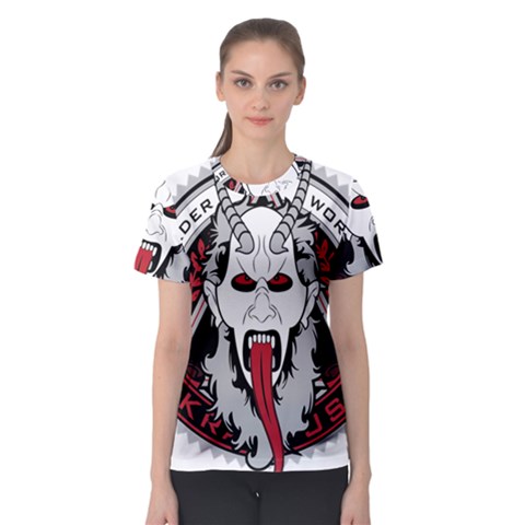 Krampus Women s Sport Mesh T-shirt by Cowasu