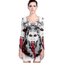 Krampus Long Sleeve Bodycon Dress View1