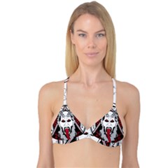 Krampus Reversible Tri Bikini Top by Cowasu