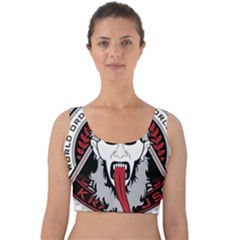 Krampus Velvet Crop Top by Cowasu