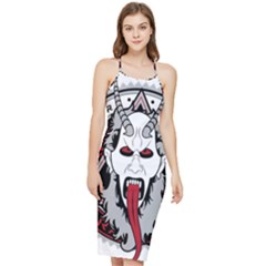 Krampus Bodycon Cross Back Summer Dress by Cowasu