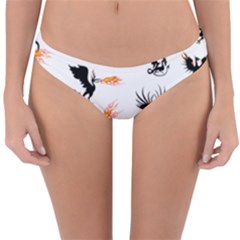 Dragon-phoenix-fire-bird-ancient Reversible Hipster Bikini Bottoms by Cowasu