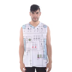 Circuits-electronics-atmel Men s Basketball Tank Top by Cowasu