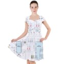 Circuits-electronics-atmel Cap Sleeve Midi Dress View1