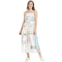 Circuits-electronics-atmel Boho Sleeveless Summer Dress by Cowasu