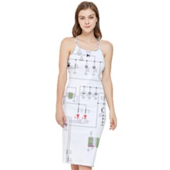 Circuits-electronics-atmel Bodycon Cross Back Summer Dress by Cowasu