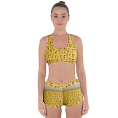 Beer Bubbles Racerback Boyleg Bikini Set by Cowasu